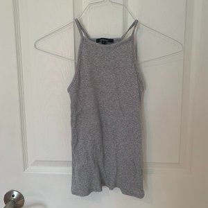 Grey Ribbed Tank